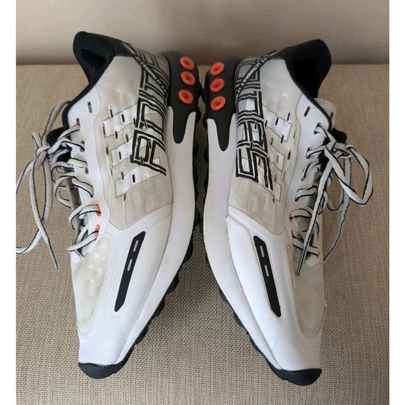 Adidas Sneakers Mens Size 9.5 US LA Trainer 3 White Solar Red Trainers Running - Picture 5 of 7